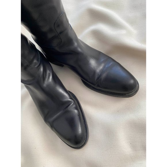 Sartore Black Riding Boots, size 39.5 (fits size 10) - Picture 10 of 13